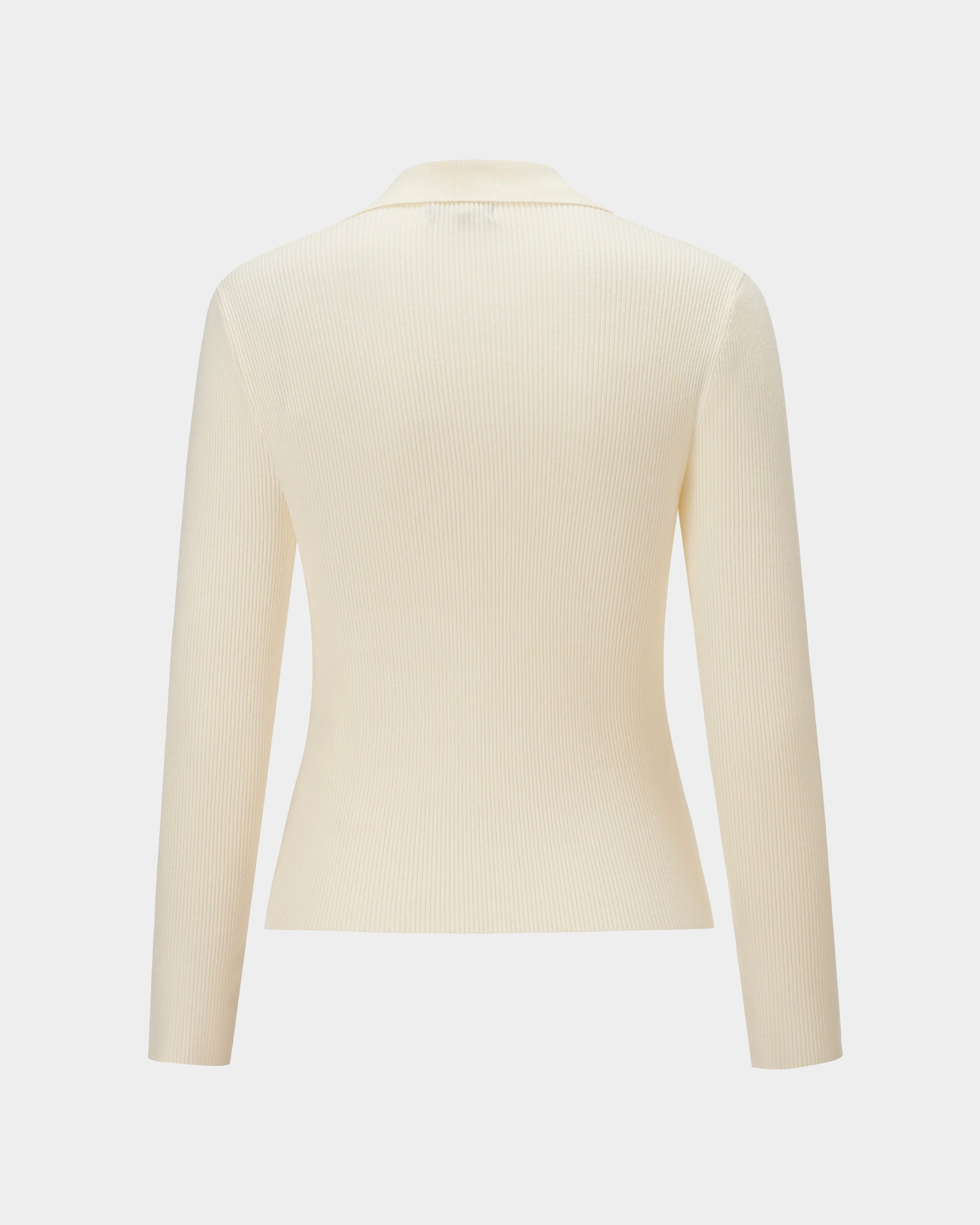 Ivory Draped Knit Top – Sussiland