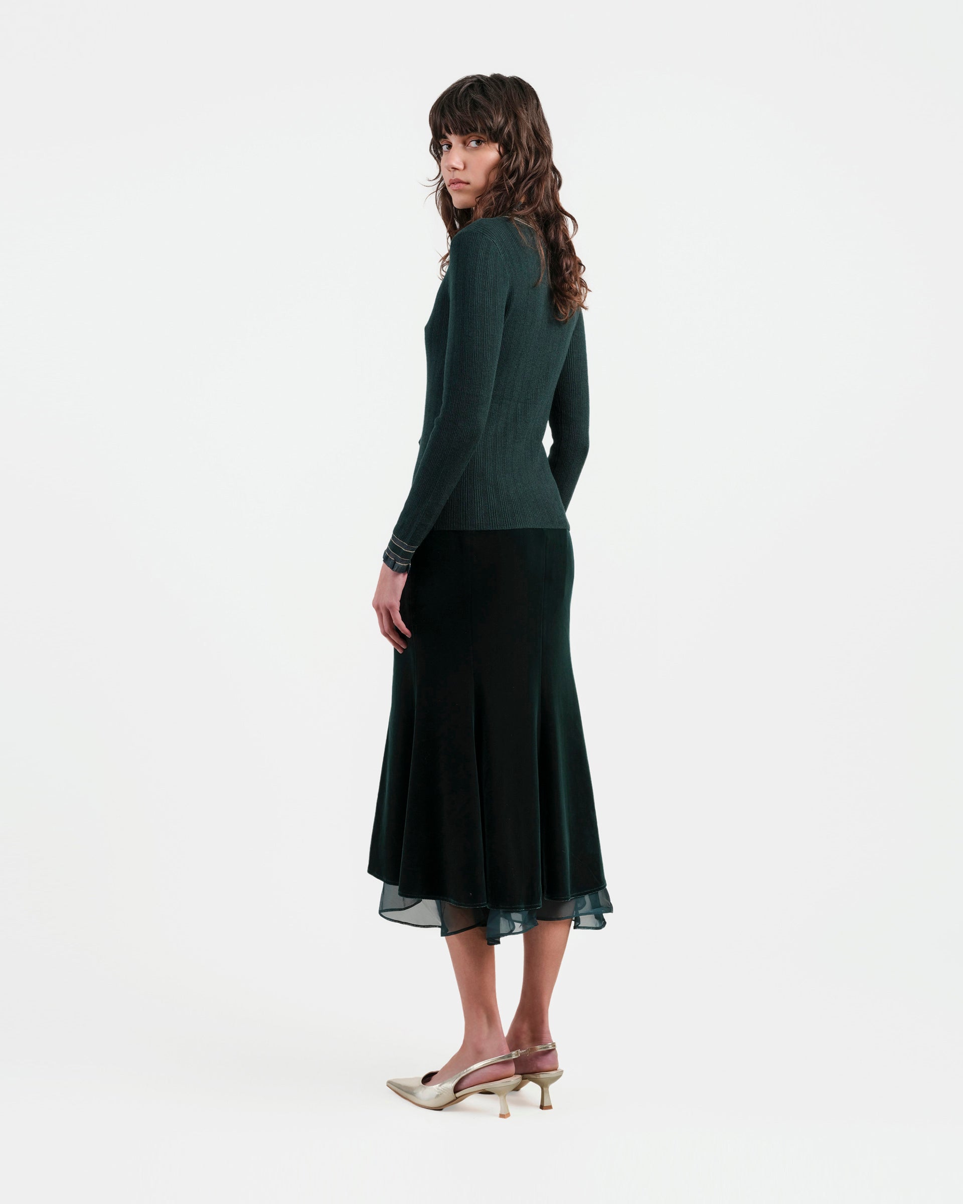 Velvet Midi Skirt – Sussiland